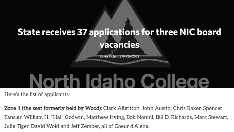 NIC Board Applicants LWC