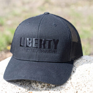 LWC Premium Embroidered Snap-Back Trucker Hat Black/Black