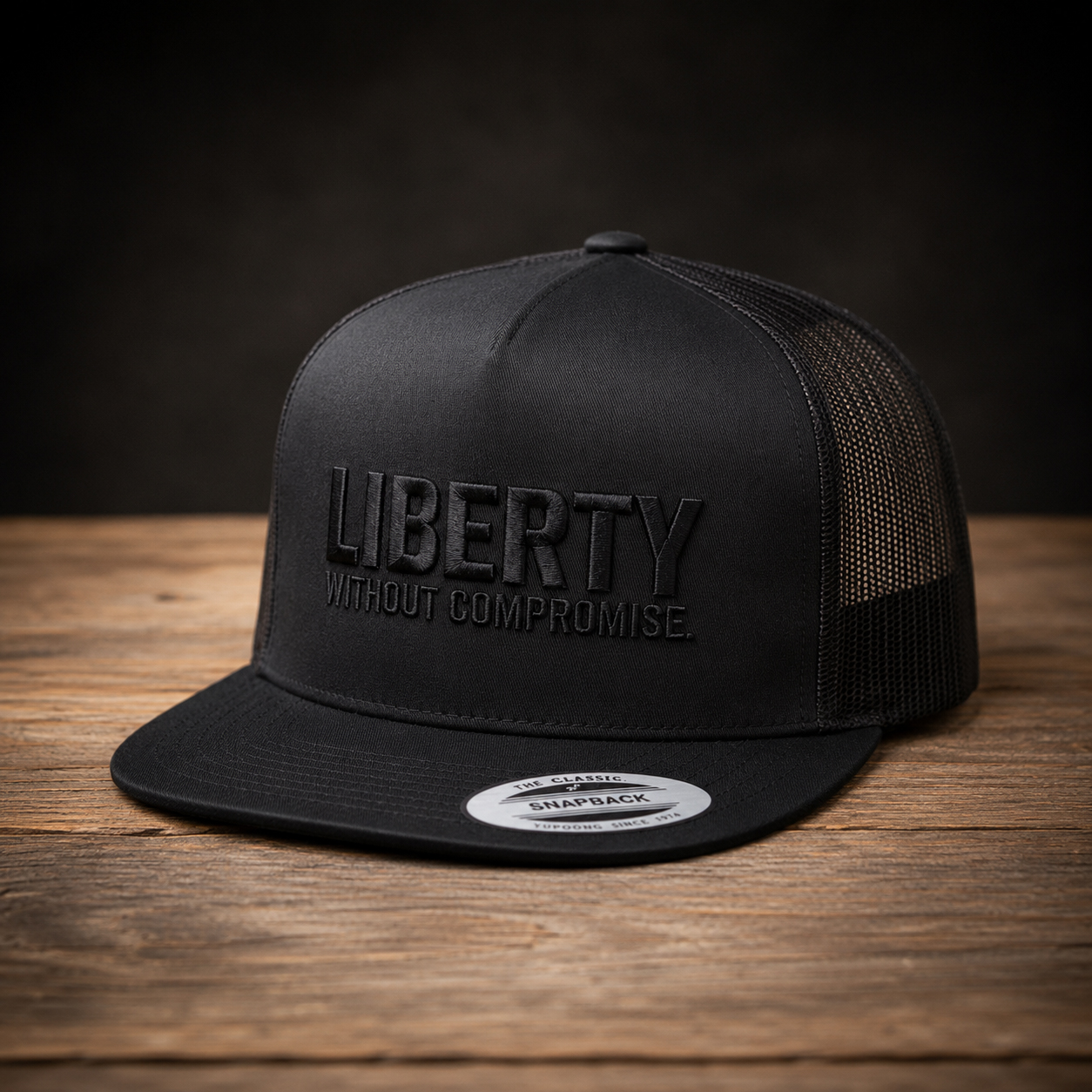 Flat Bill Trucker Cap - Image 4