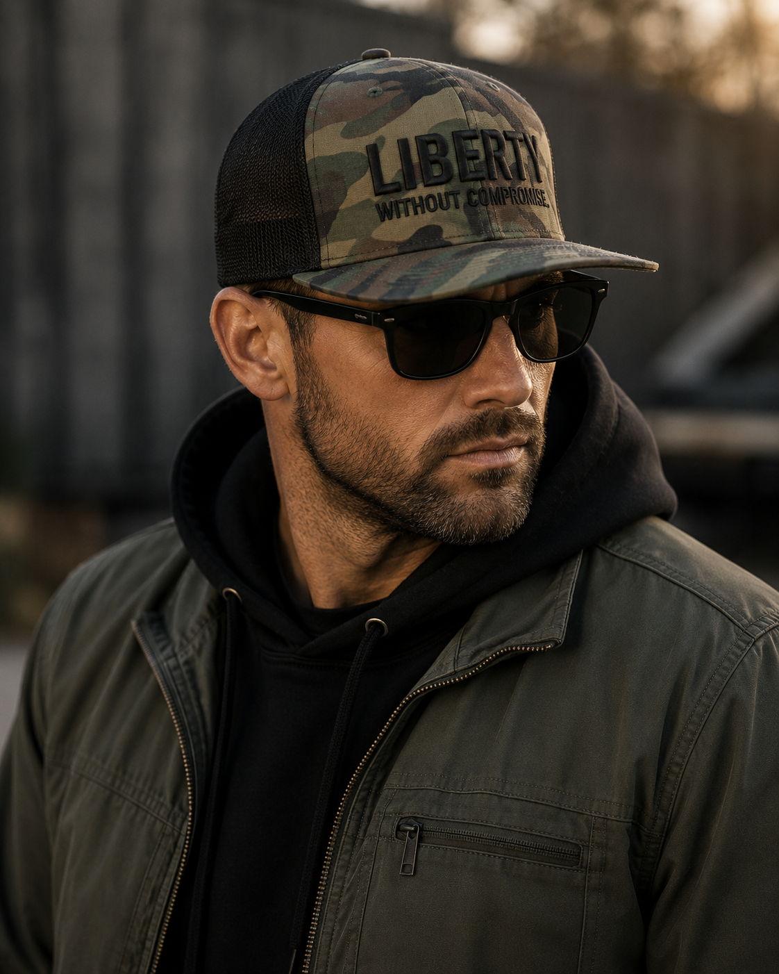 Camouflage trucker hat - Image 2