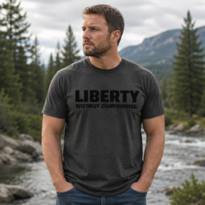 LWC Black/Charcoal Unisex Fitted T-Shirt - Next Level 6210