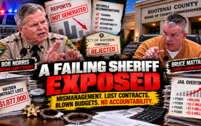 Kootenai County Sheriff’s Office Under Scrutiny: Bruce Mattare Presses Bob Norris on Reporting, Jail Overtime and Accountability